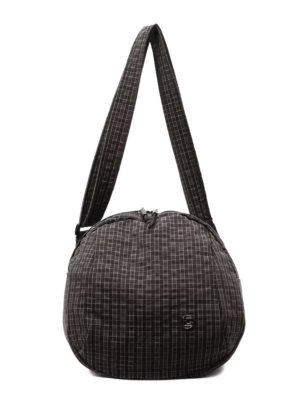 New -Cute & Stylish -Brown Plaid Round Crossbody Bag